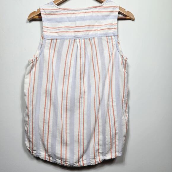 Sigrid Olsen Vneck Crossover Tank Top Size Large - Picture 5 of 5